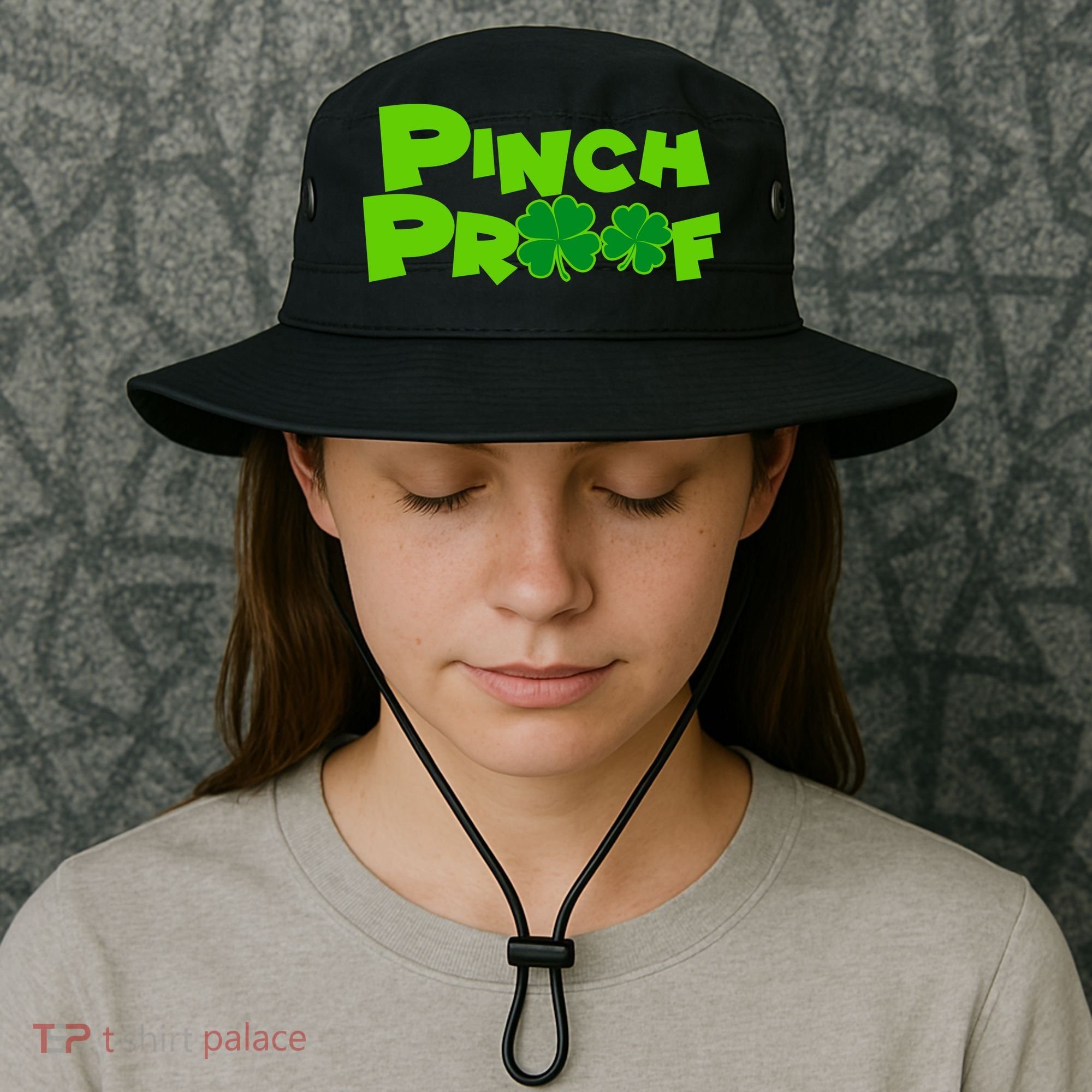 Pinch Proof Irish Shamrocks Bucket Hat
