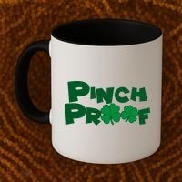 Pinch Proof Irish Shamrocks Coffee Mug thumb 2
