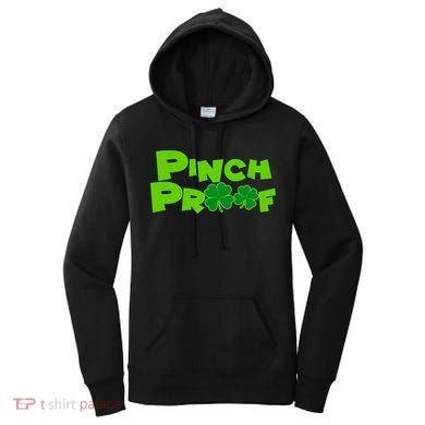 Pinch Proof Irish Shamrocks Women's Hoodie