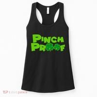 Pinch Proof Irish Shamrocks Women's Tank Top thumb 0