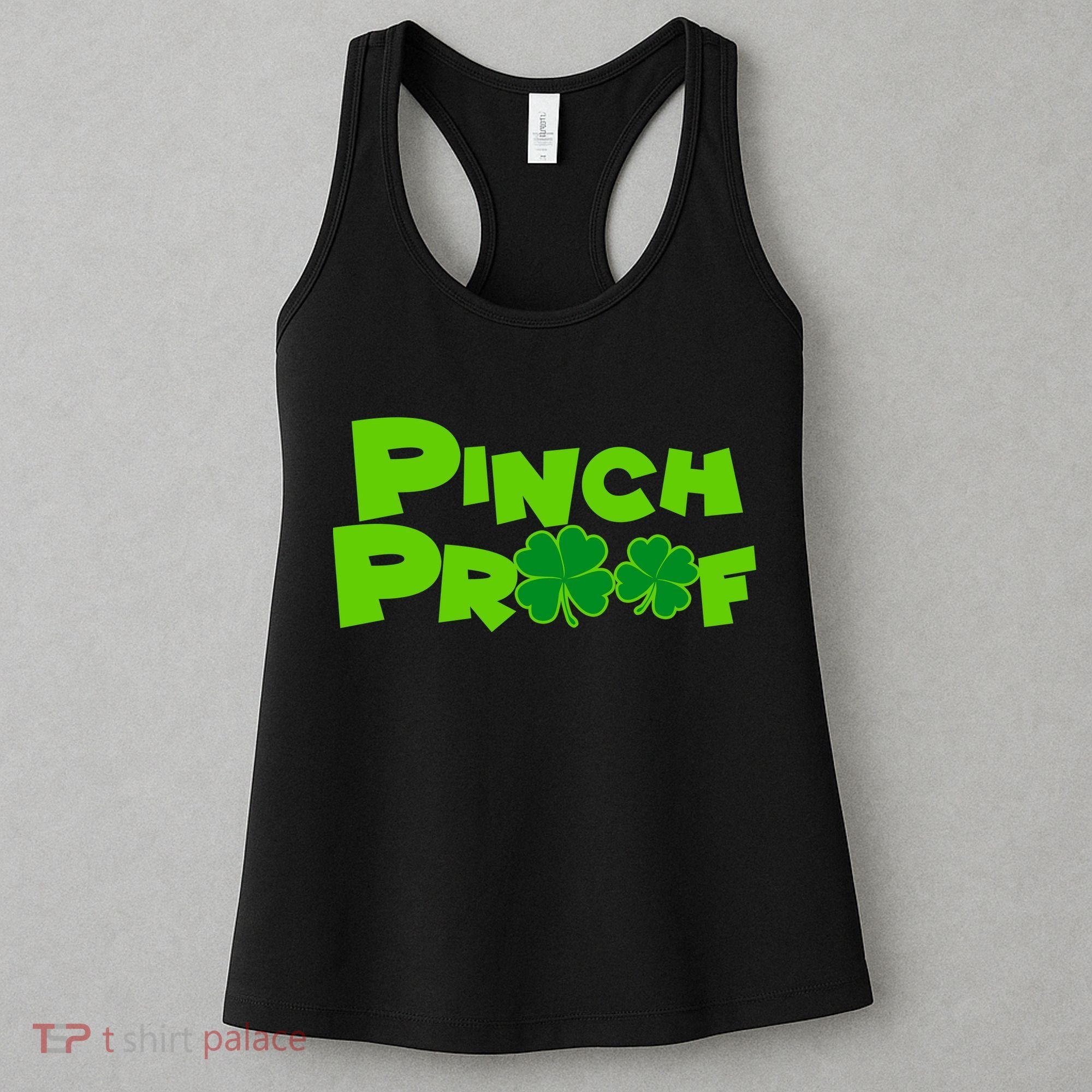 Pinch Proof Irish Shamrocks Women's Tank Top
