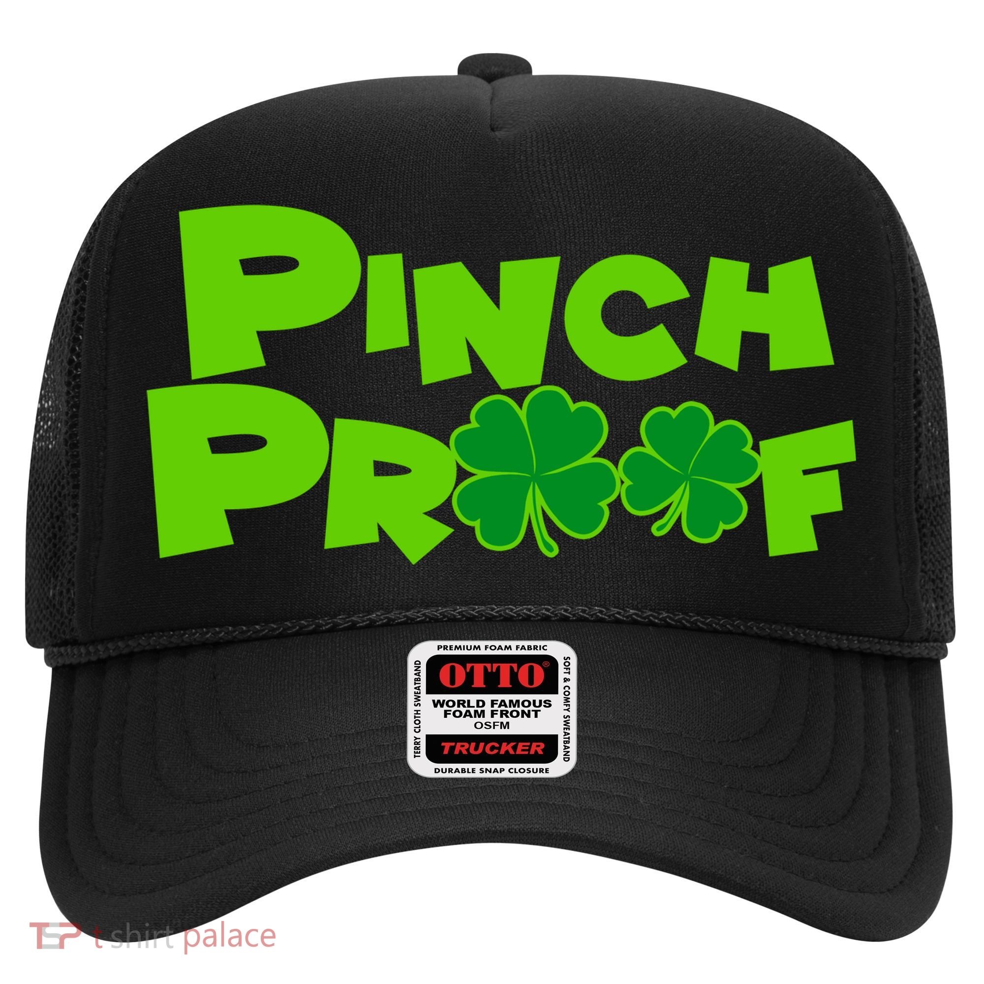 Pinch Proof Irish Shamrocks Hat