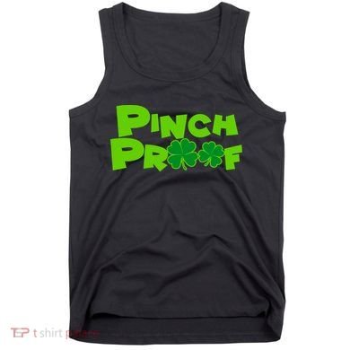 Pinch Proof Irish Shamrocks Tank Top