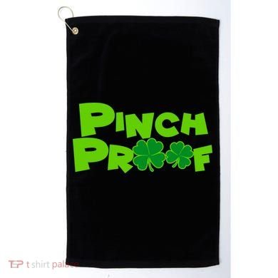 Pinch Proof Irish Shamrocks Golf Towel
