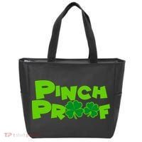 Pinch Proof Irish Shamrocks Tote Bag thumb 0