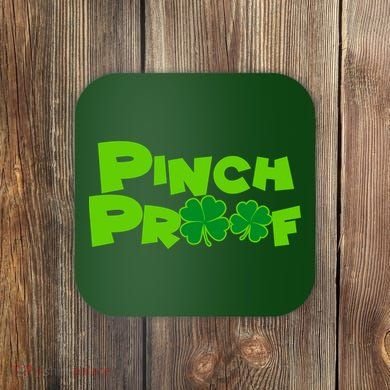 Pinch Proof Irish Shamrocks Coaster