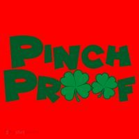 Pinch Proof Irish Shamrocks Santa Hat thumb 1