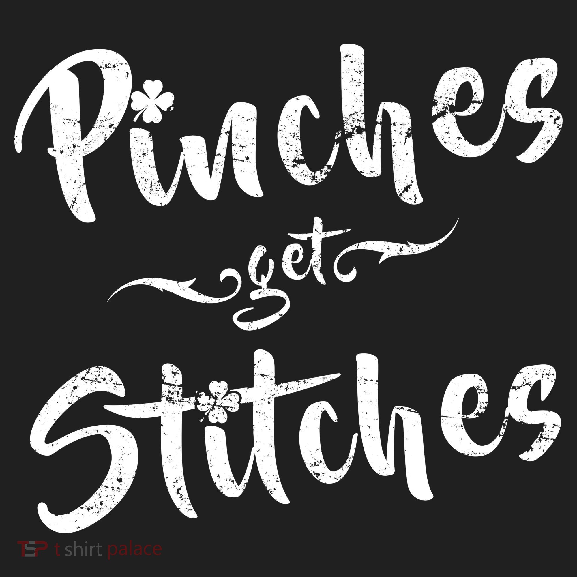 Pinches Get Stitches Funny St. Patrick's Day Women's Sweatshirt