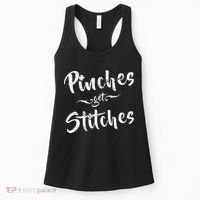 Pinches Get Stitches Funny St. Patrick's Day Women's Tank Top thumb 0
