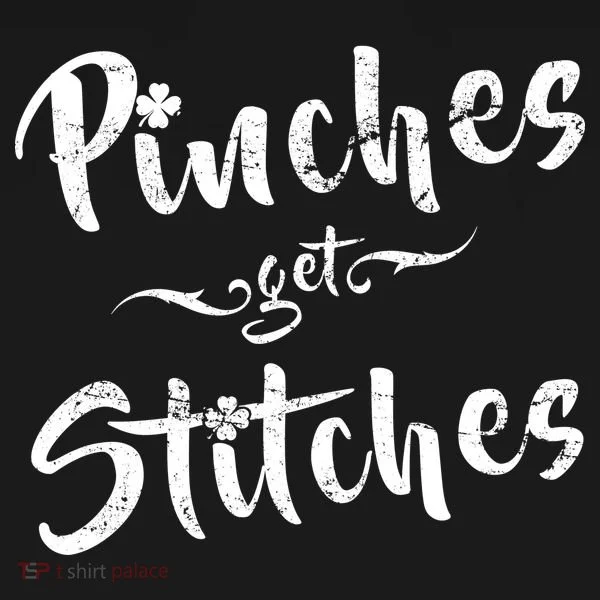 Pinches Get Stitches Funny St. Patrick's Day Tank Top