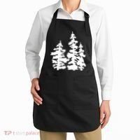 Pine Trees Illustration Apron thumb 2