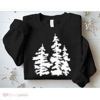 Pine Trees Illustration Sweatshirt thumb 2