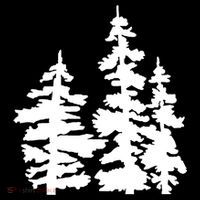 Pine Trees Illustration Sweatshirt thumb 3