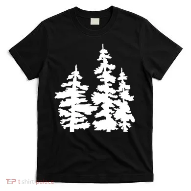 Pine Trees Illustration T-Shirt
