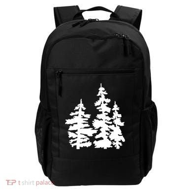 Pine Trees Illustration Backpack