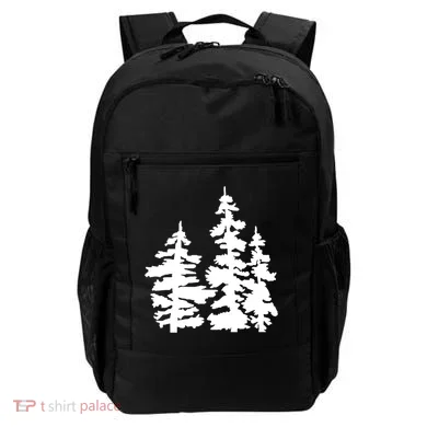 Pine Trees Illustration Backpack