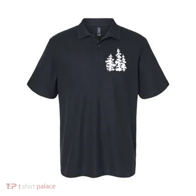 Pine Trees Illustration Polo