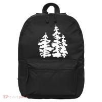 Pine Trees Illustration 16 in Basic Backpack thumb 0