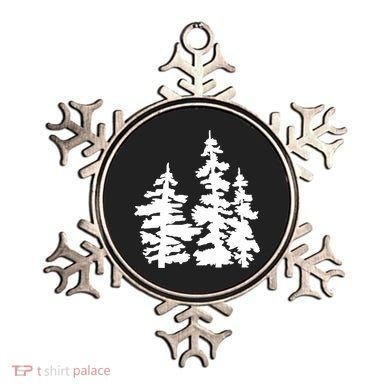Pine Trees Illustration Ornament