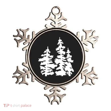 Pine Trees Illustration Ornament