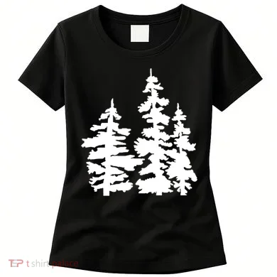 Pine Trees Illustration Women's T-Shirt