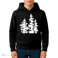 Pine Trees Illustration Kids Hoodie thumb 4