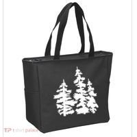 Pine Trees Illustration Tote Bag thumb 2