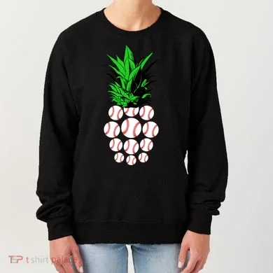 Pineapple Baseball Women's Sweatshirt