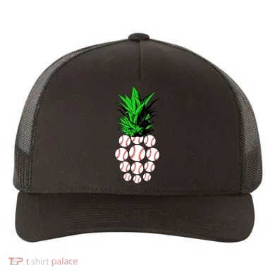 Pineapple Baseball Yupoong Adult 5-Panel Trucker Hat