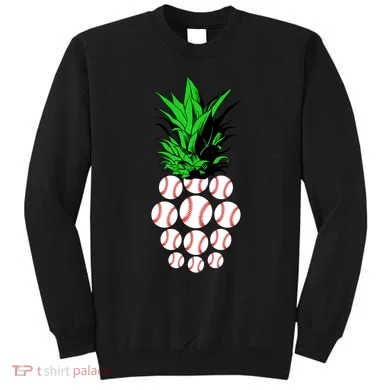 Pineapple Baseball Sweatshirt