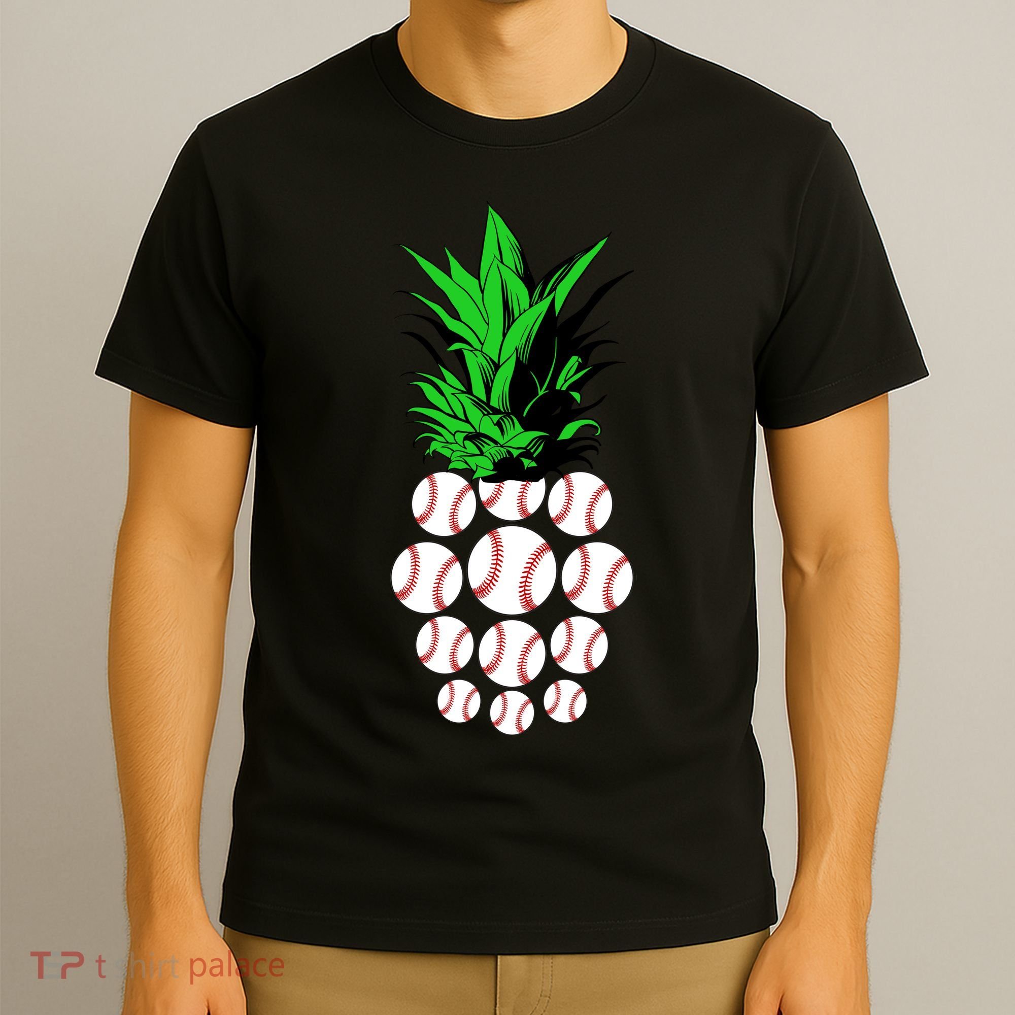 Pineapple Baseball T-Shirt