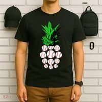 Pineapple Baseball T-Shirt thumb 6