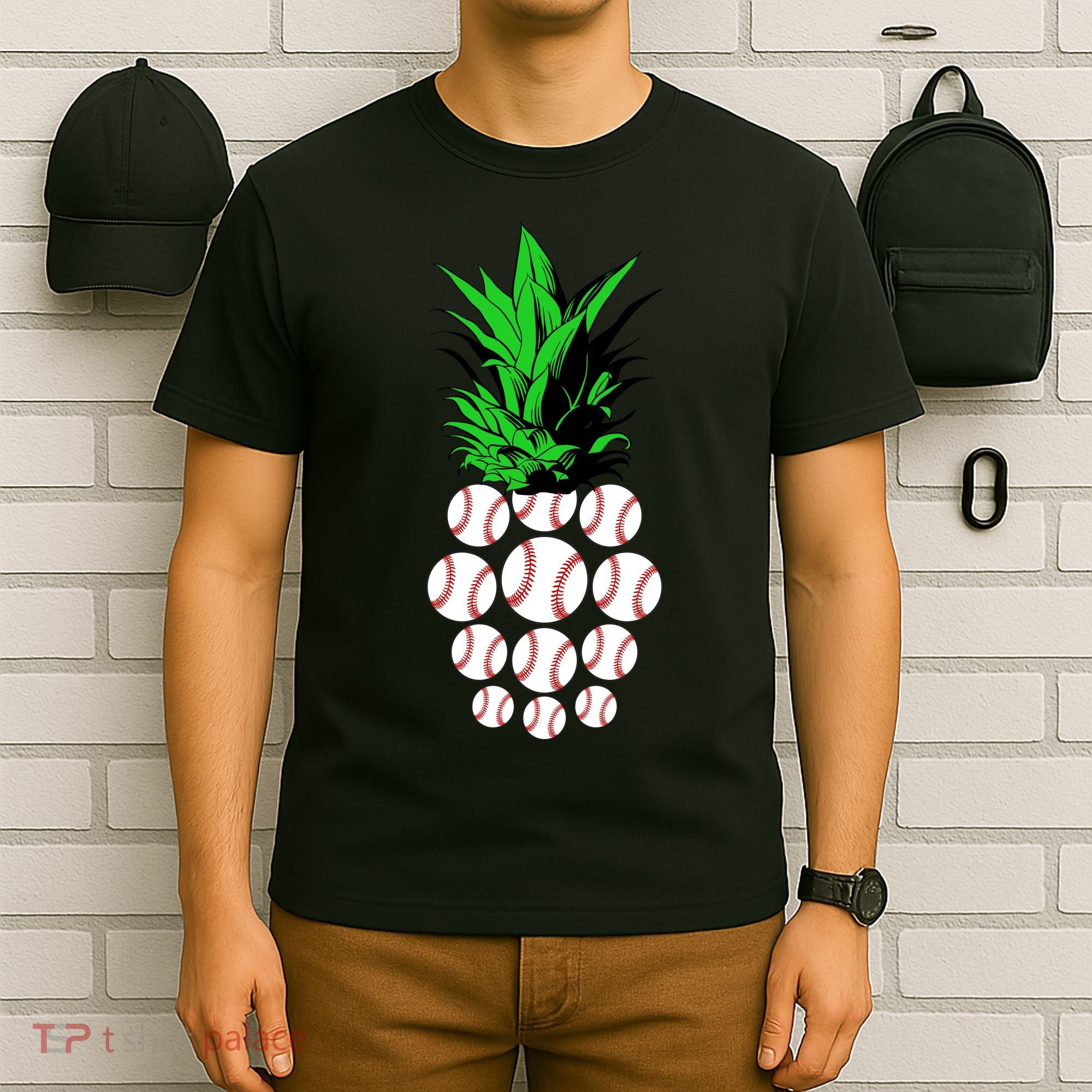 Pineapple Baseball T-Shirt