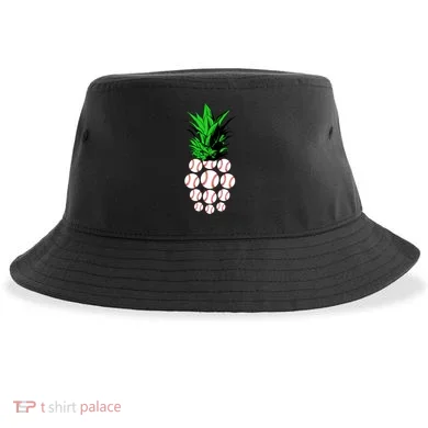 Pineapple Baseball Sustainable Bucket Hat