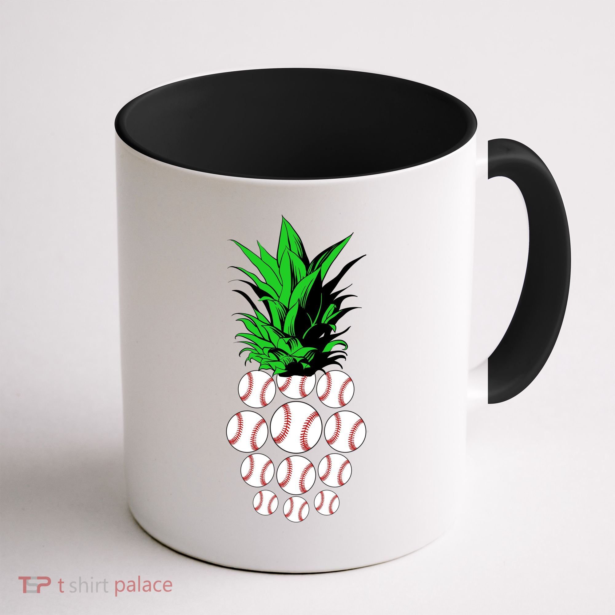 Pineapple Baseball Coffee Mug