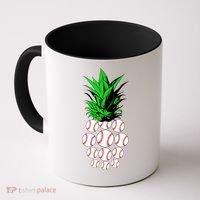 Pineapple Baseball Coffee Mug thumb 0