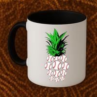Pineapple Baseball Coffee Mug thumb 2