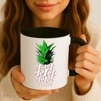 Pineapple Baseball Coffee Mug thumb 3