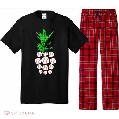 Pineapple Baseball Pajama Set