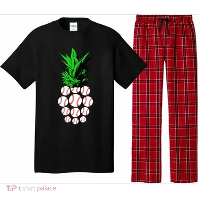 Pineapple Baseball Pajama Set