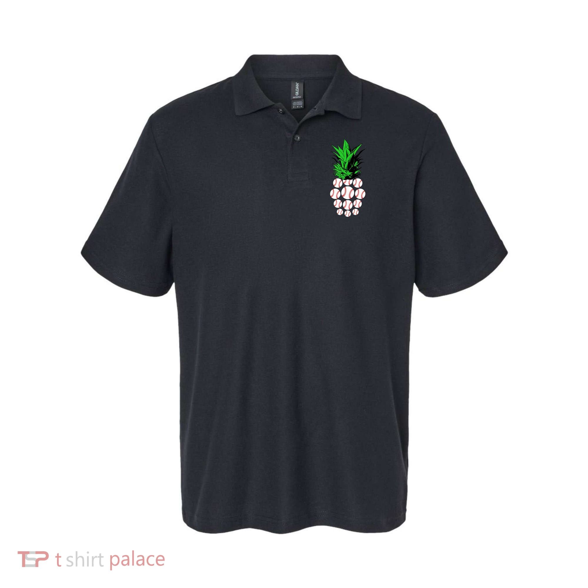 Pineapple Baseball Polo
