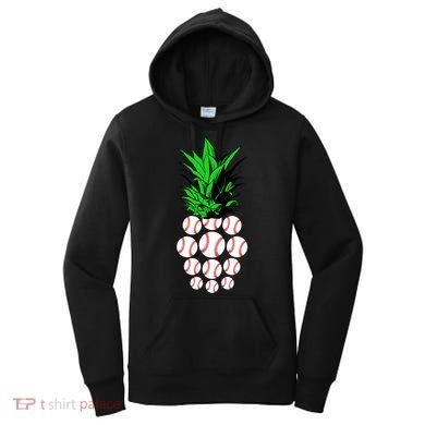 Pineapple Baseball Women's Hoodie