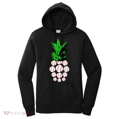 Pineapple Baseball Women's Hoodie