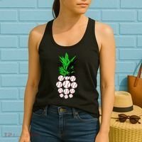 Pineapple Baseball Women's Tank Top thumb 2