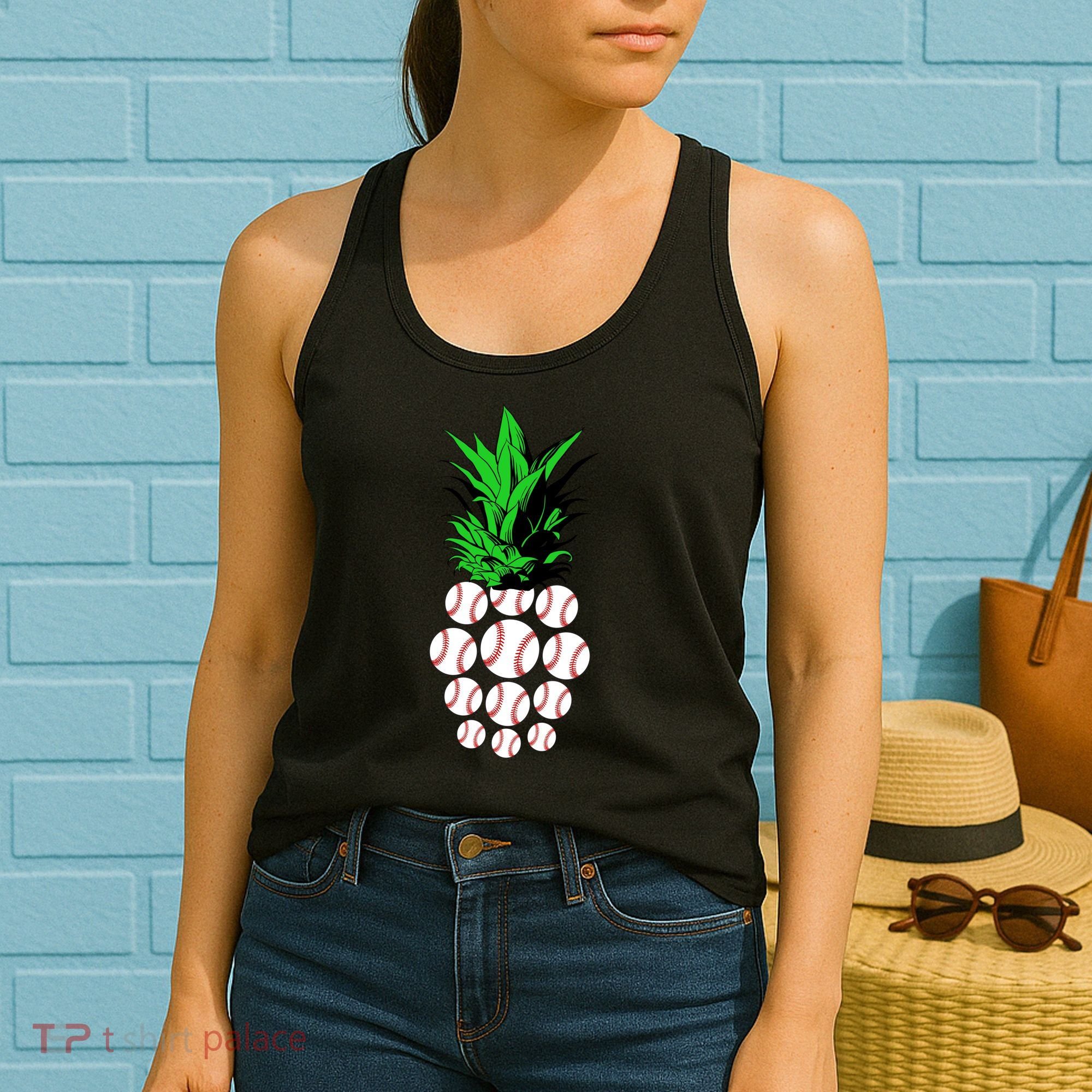 Pineapple Baseball Women's Tank Top