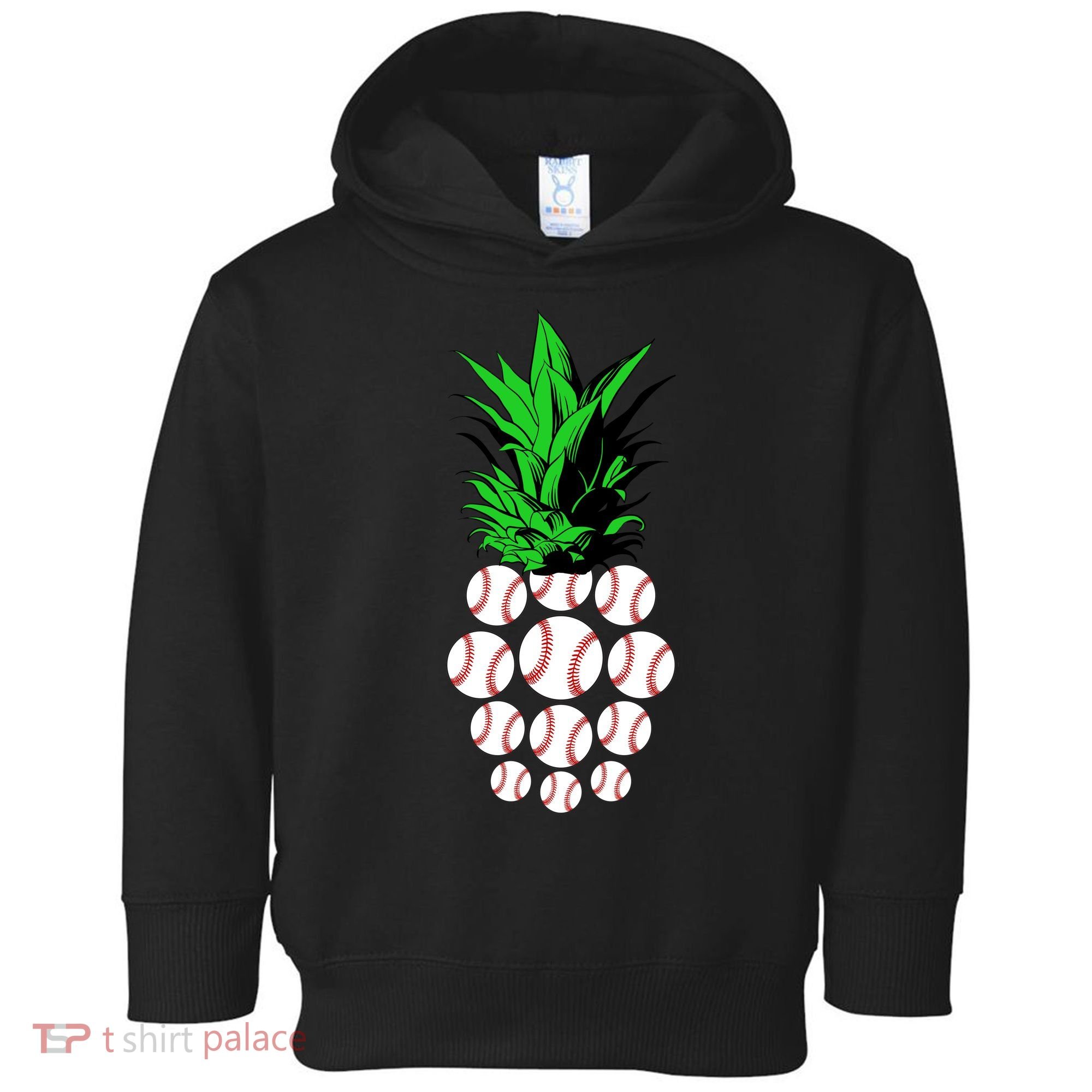 Pineapple Baseball Toddler Hoodie