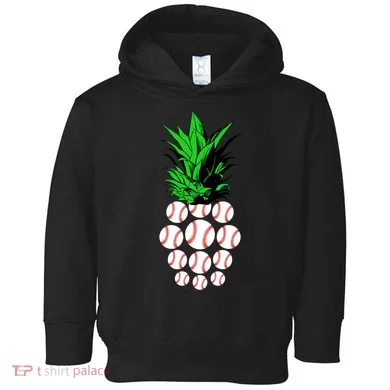 Pineapple Baseball Toddler Hoodie