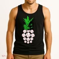 Pineapple Baseball Tank Top thumb 3