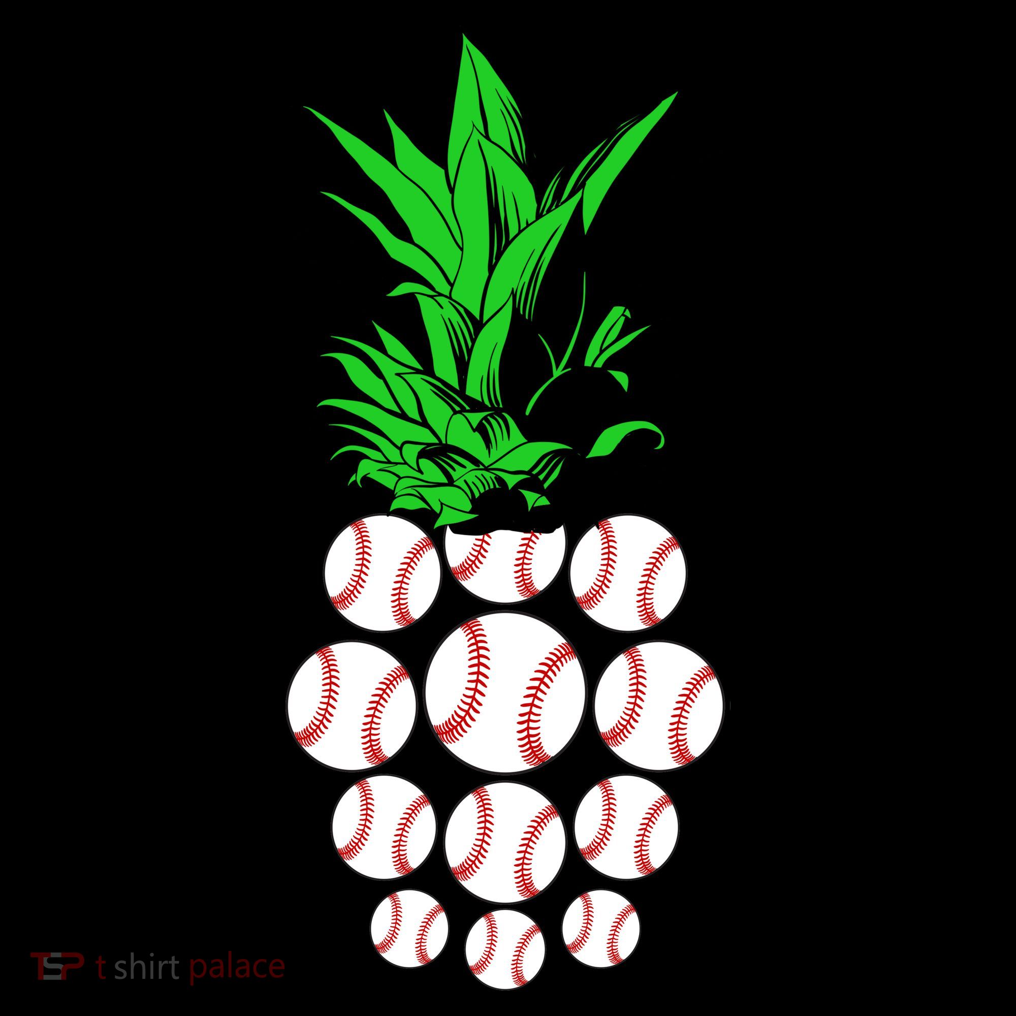 Pineapple Baseball Tank Top