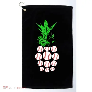 Pineapple Baseball Golf Towel